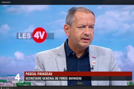 Pascal PAVAGEAU sur FRANCE 2